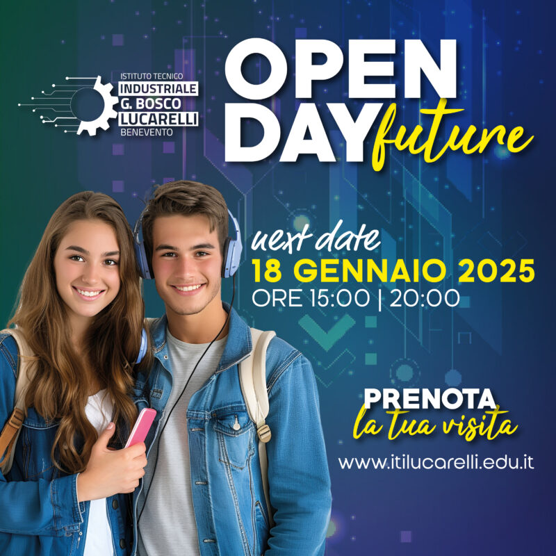 18/01/25 – Day Open al “G. Bosco Lucarelli” di Benevento